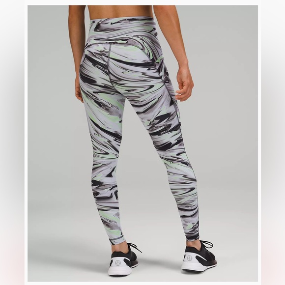 Lululemon swift speed high rise tight, 28 inch.  size 4.  Like new! - Picture 2 of 5